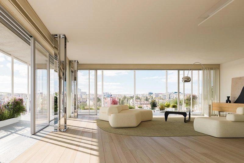 葡萄牙里斯本现代住宅综合体内的公寓