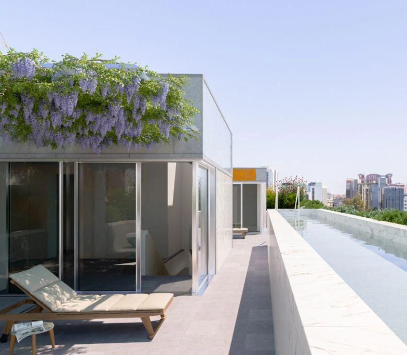 葡萄牙里斯本现代住宅综合体内的公寓