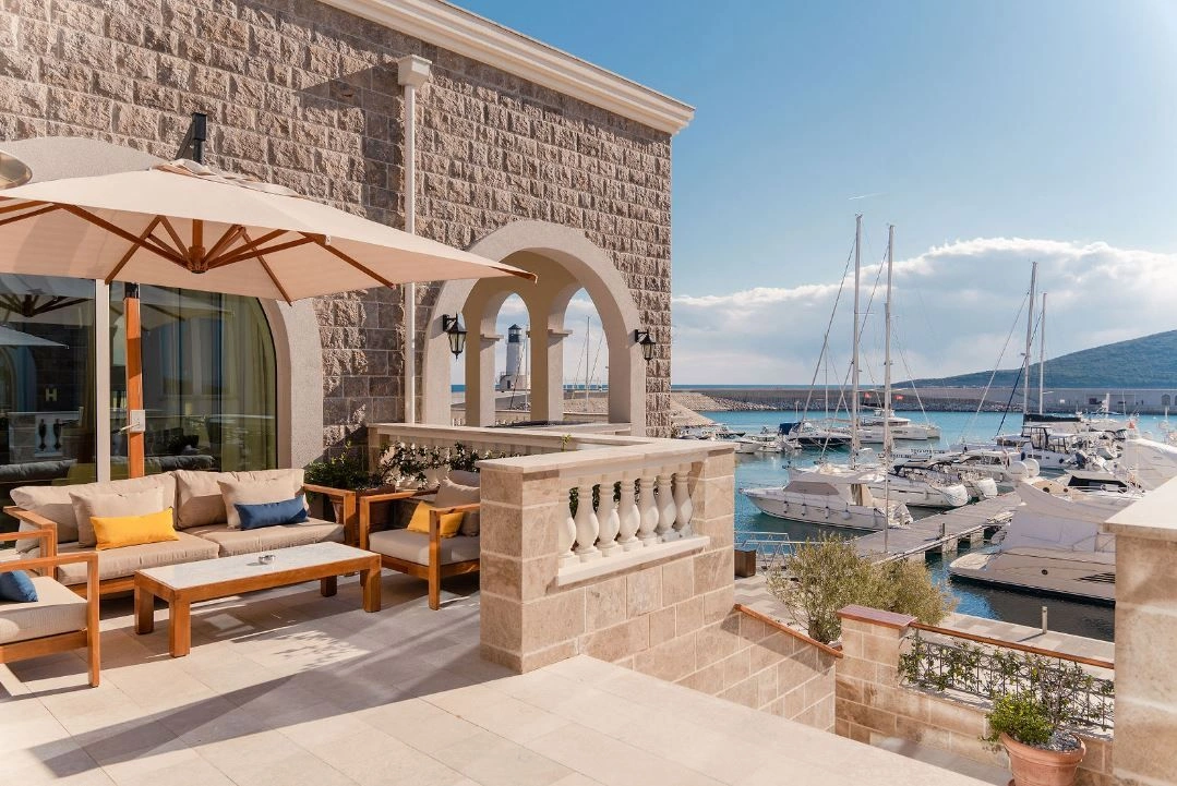 One of seven hotels in the Lustica Bay area, Montenegro