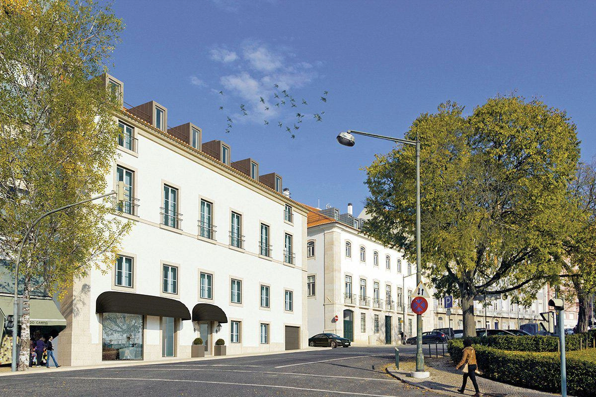 葡萄牙里斯本的带私人花园与停车位的公寓