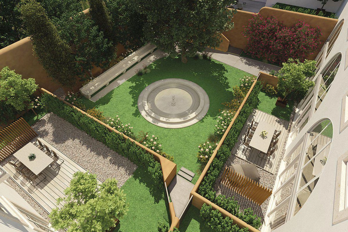 葡萄牙里斯本的带私人花园与停车位的公寓