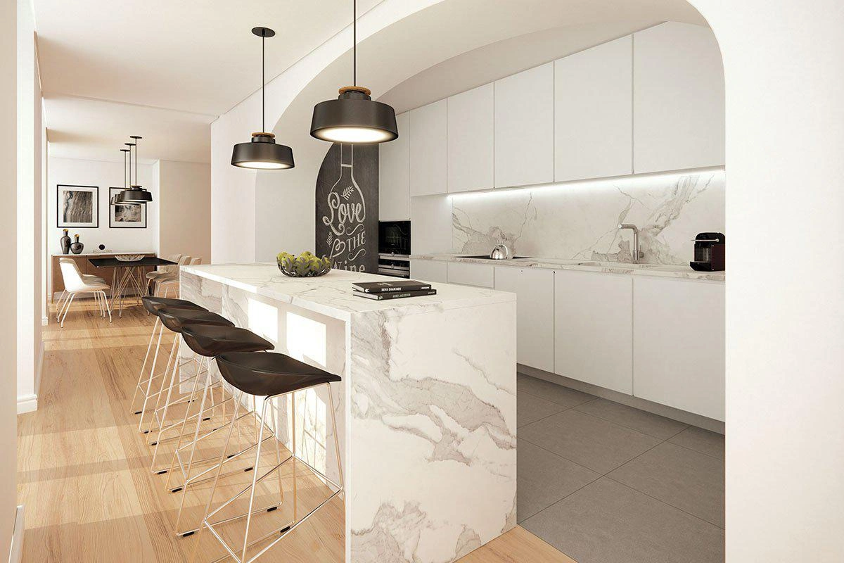 葡萄牙里斯本的带私人花园与停车位的公寓