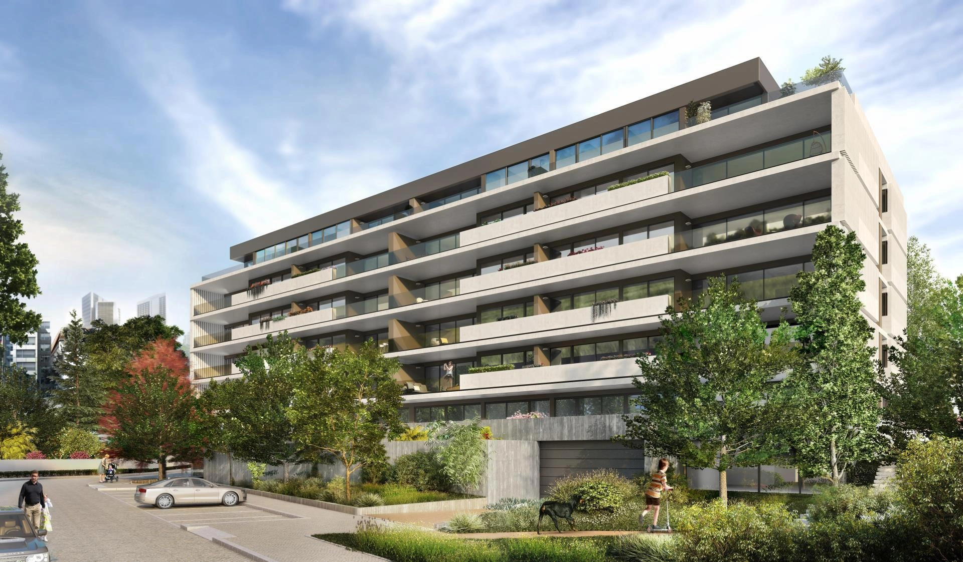 Apartamentos em condomínio residencial no Porto, Portugal