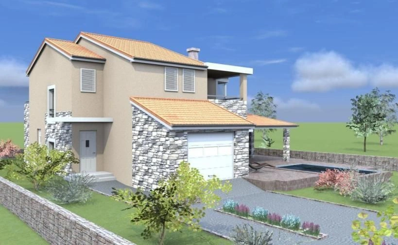 Urban land plot in Vodice, Croatia