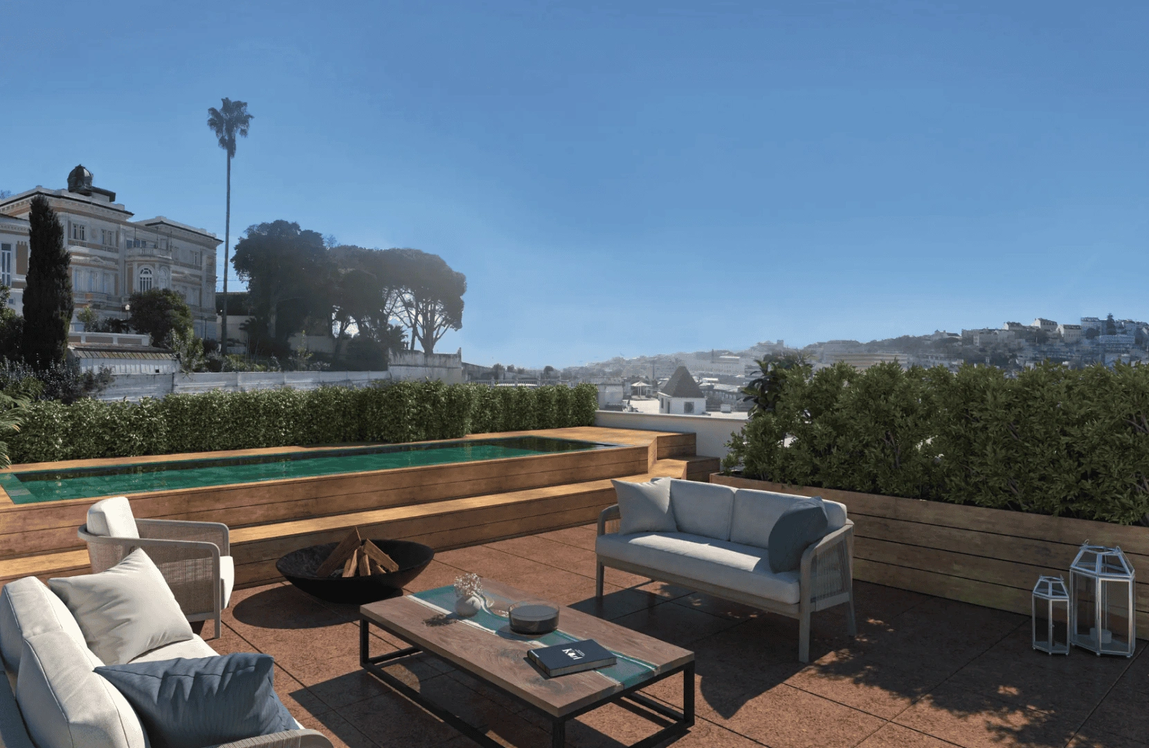 3+1 penthouse located next to a busy avenue