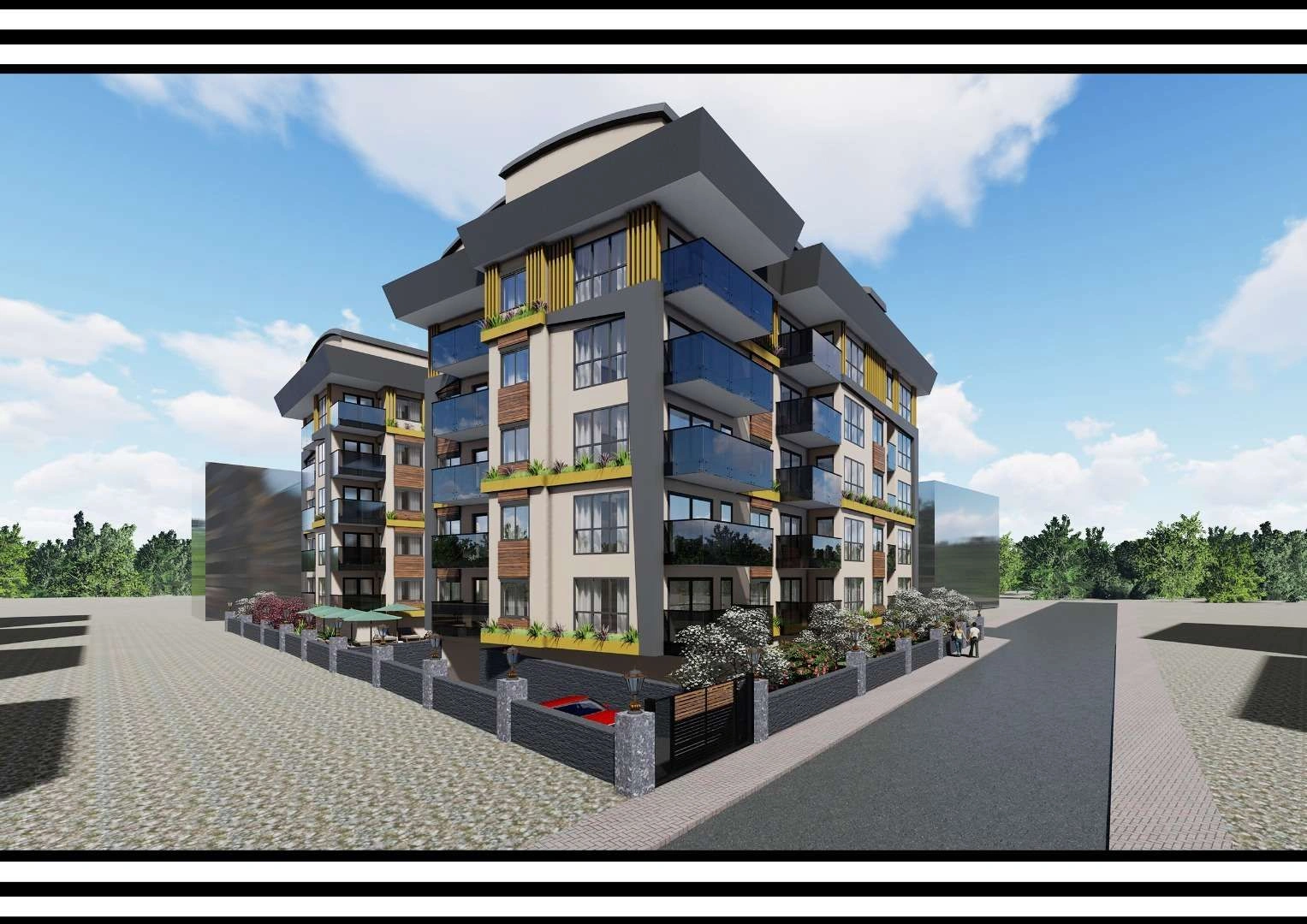 Private business class complex Alanya city of Turkey