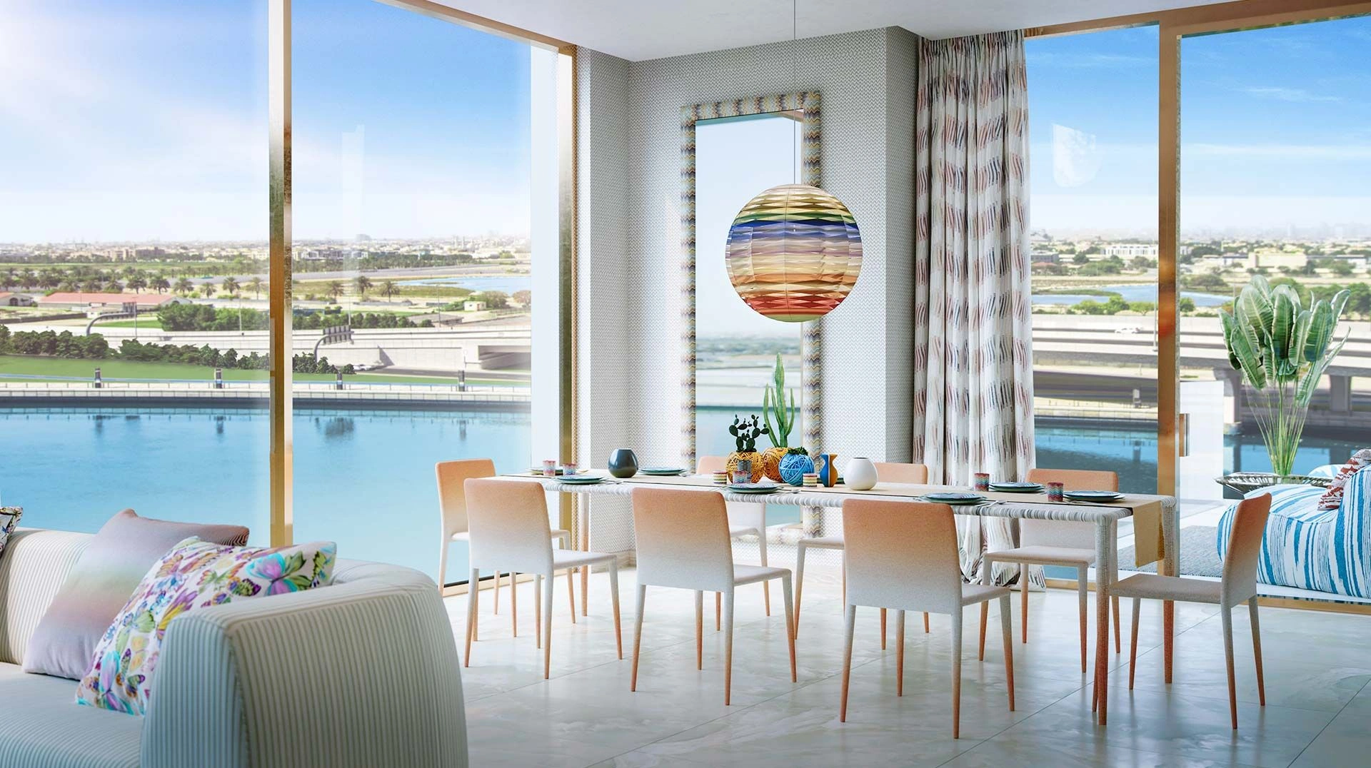 Elite residential complex in the Business Bay area on the Dubai Canal embankment