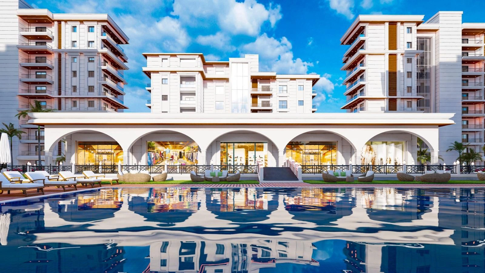 مجتمع در منطقه تفریحی اسکله در قبرس شمالی