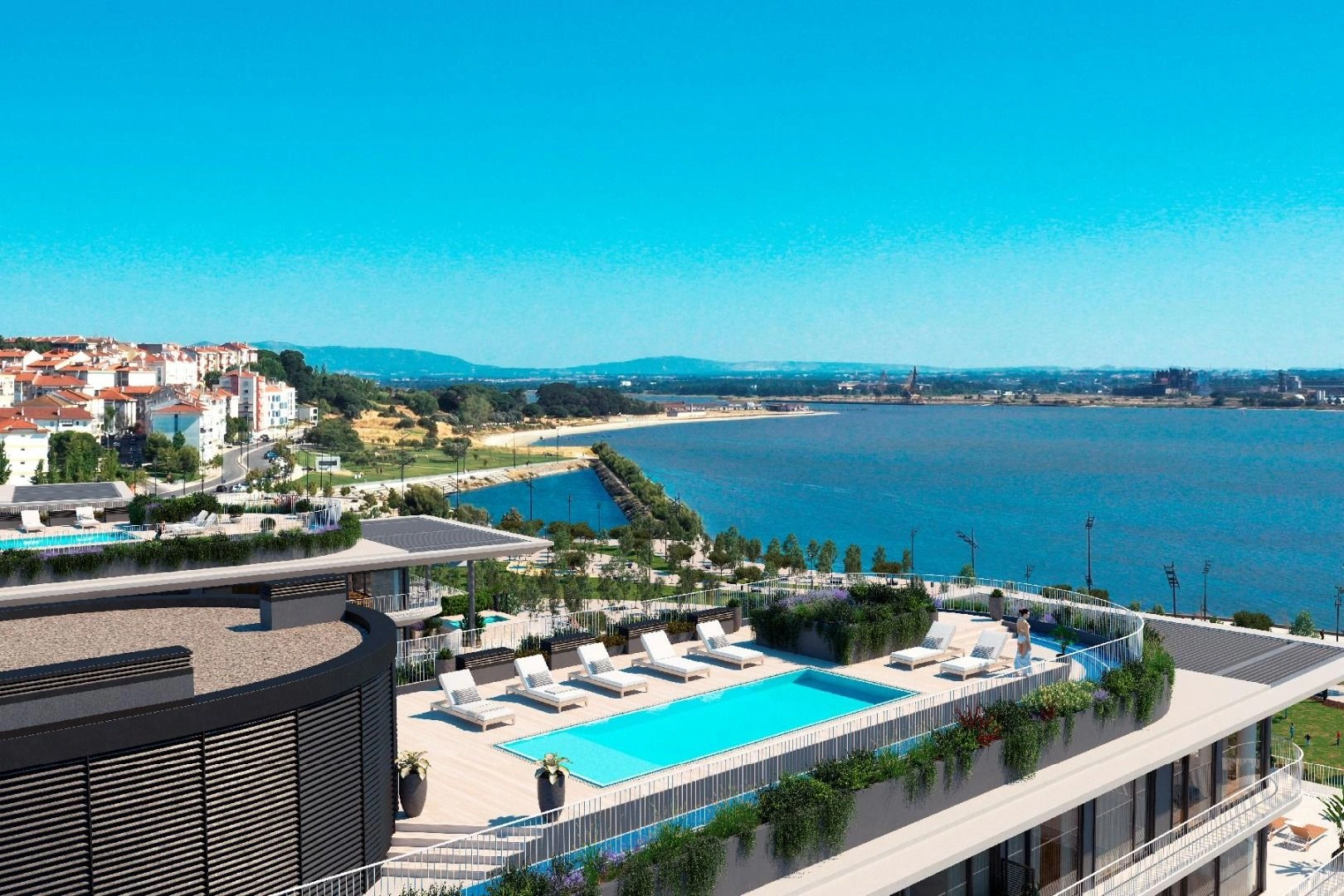 Apartment complex in Barreiro area, Portugal