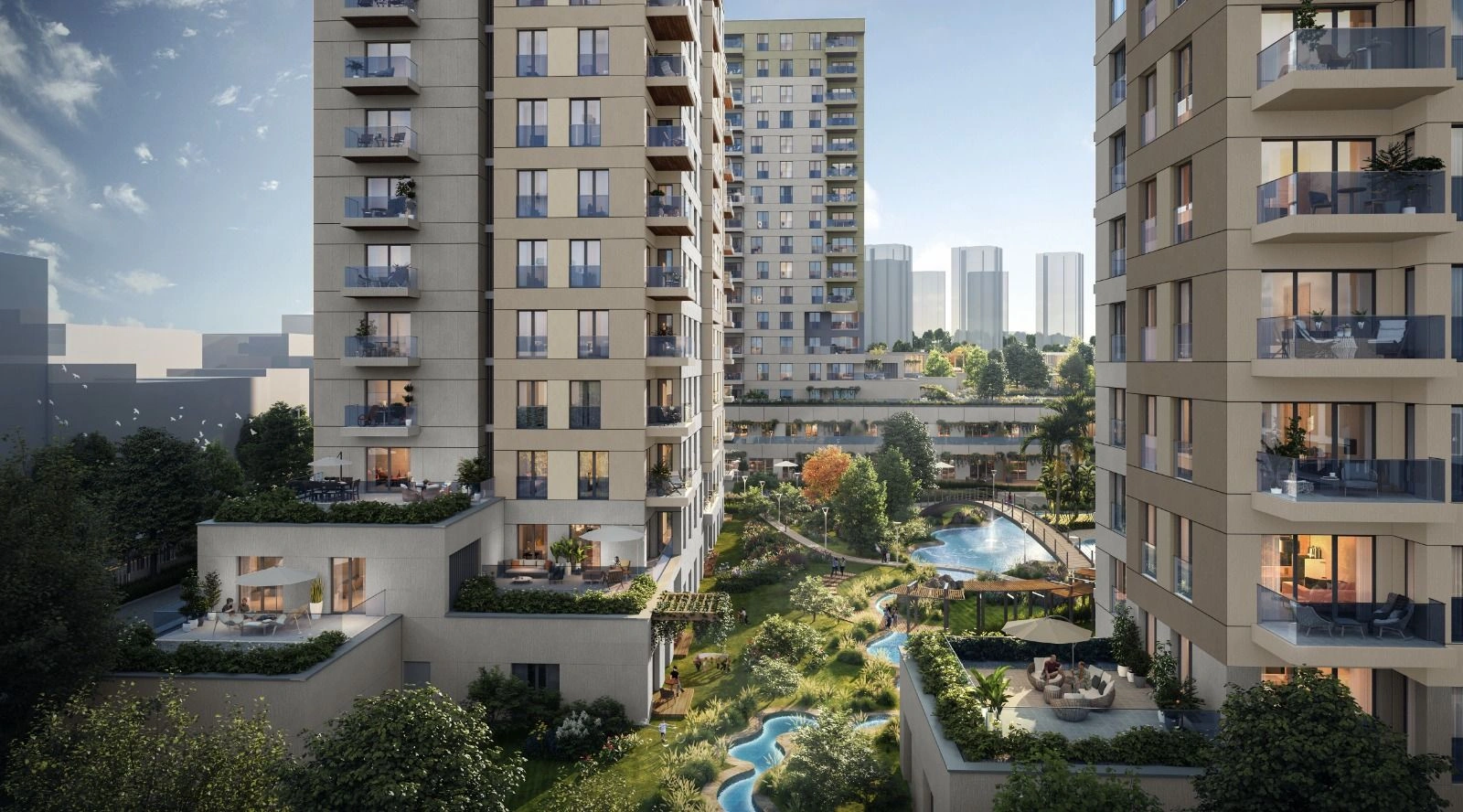 مجتمع مسکونی با معماری لوکس