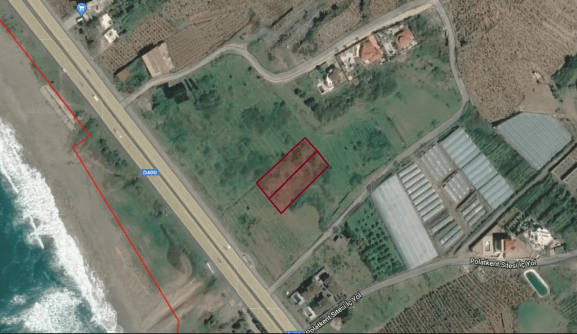 Plots for construction of apartments, villas and hotels in Demirtas