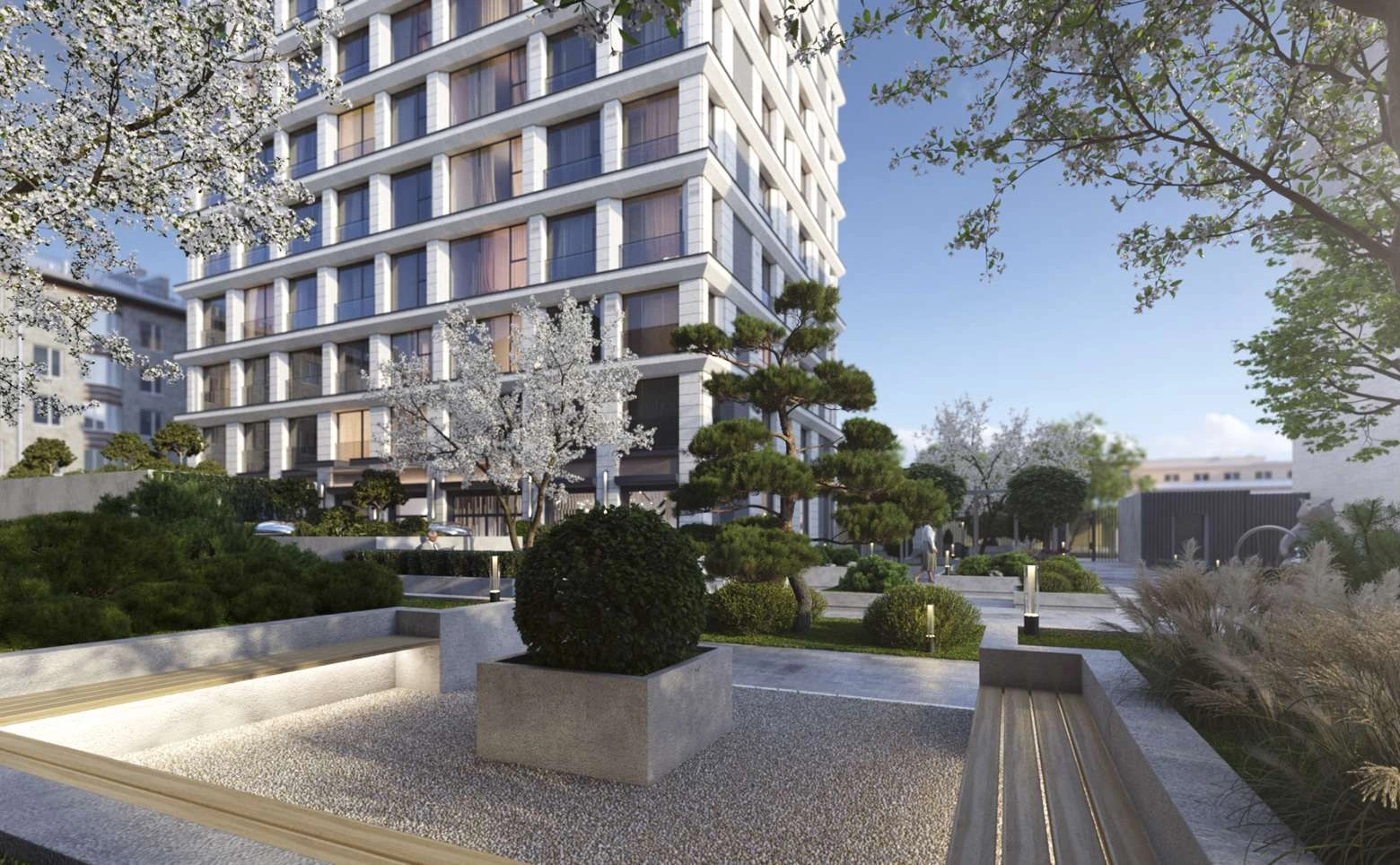 Saint Petersburg'da 11 kat yüksekliğinde bir konut