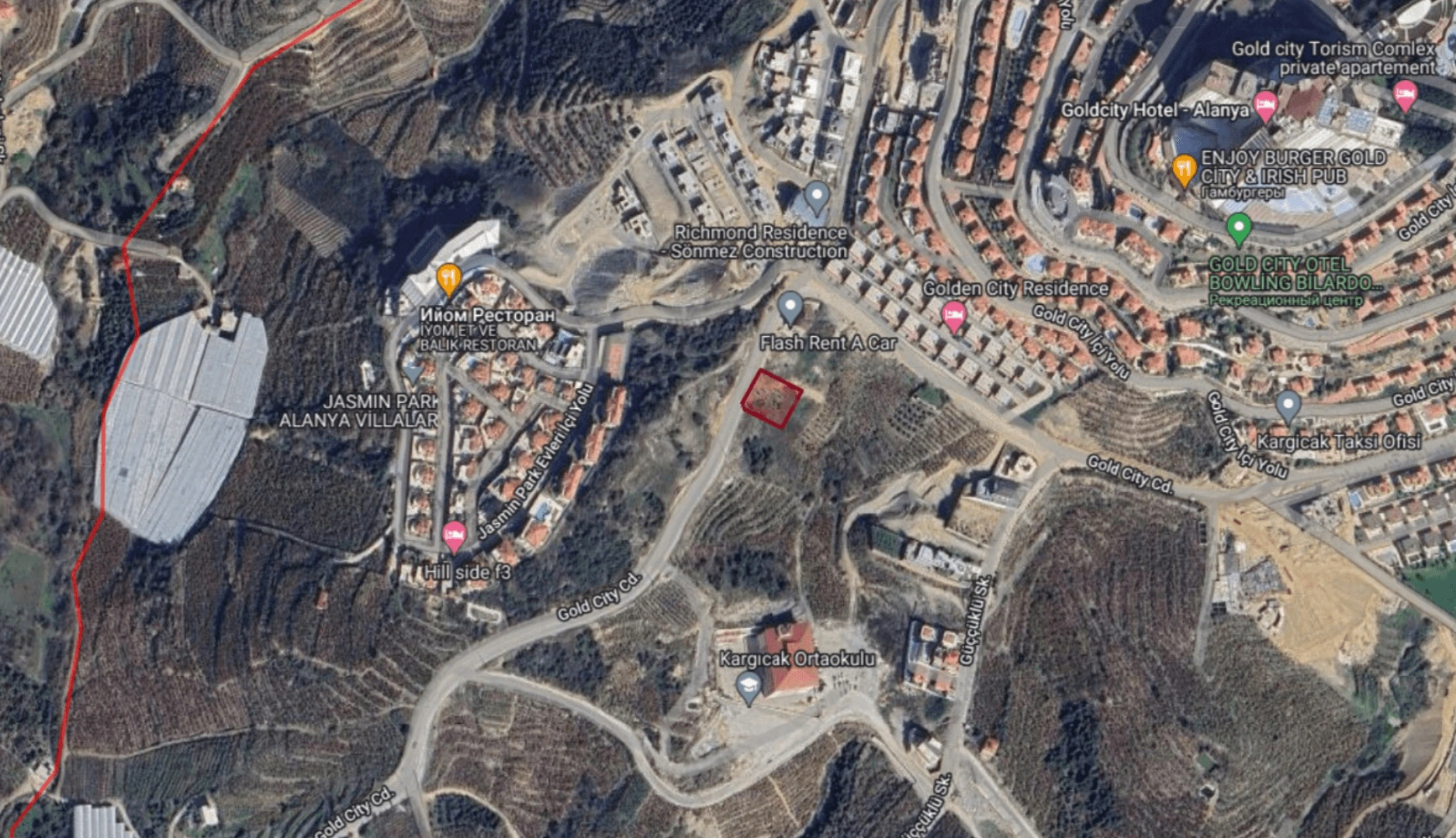 Plots for construction of apartments and villas in Kargicak