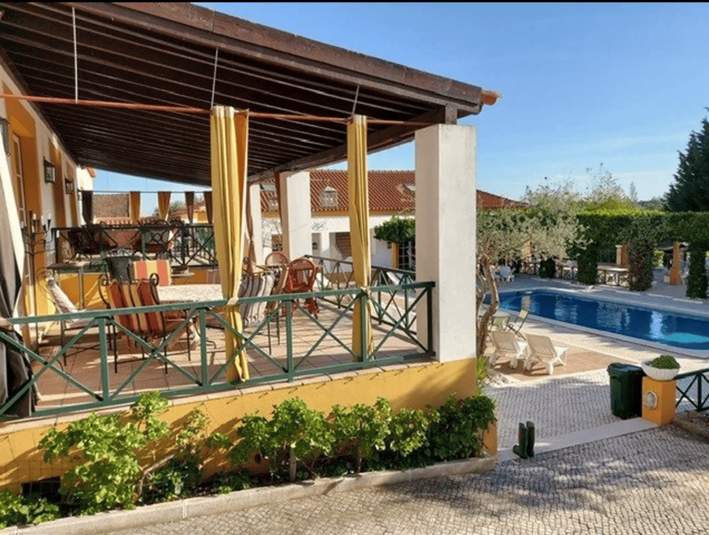 Well-preserved main building with a classic design