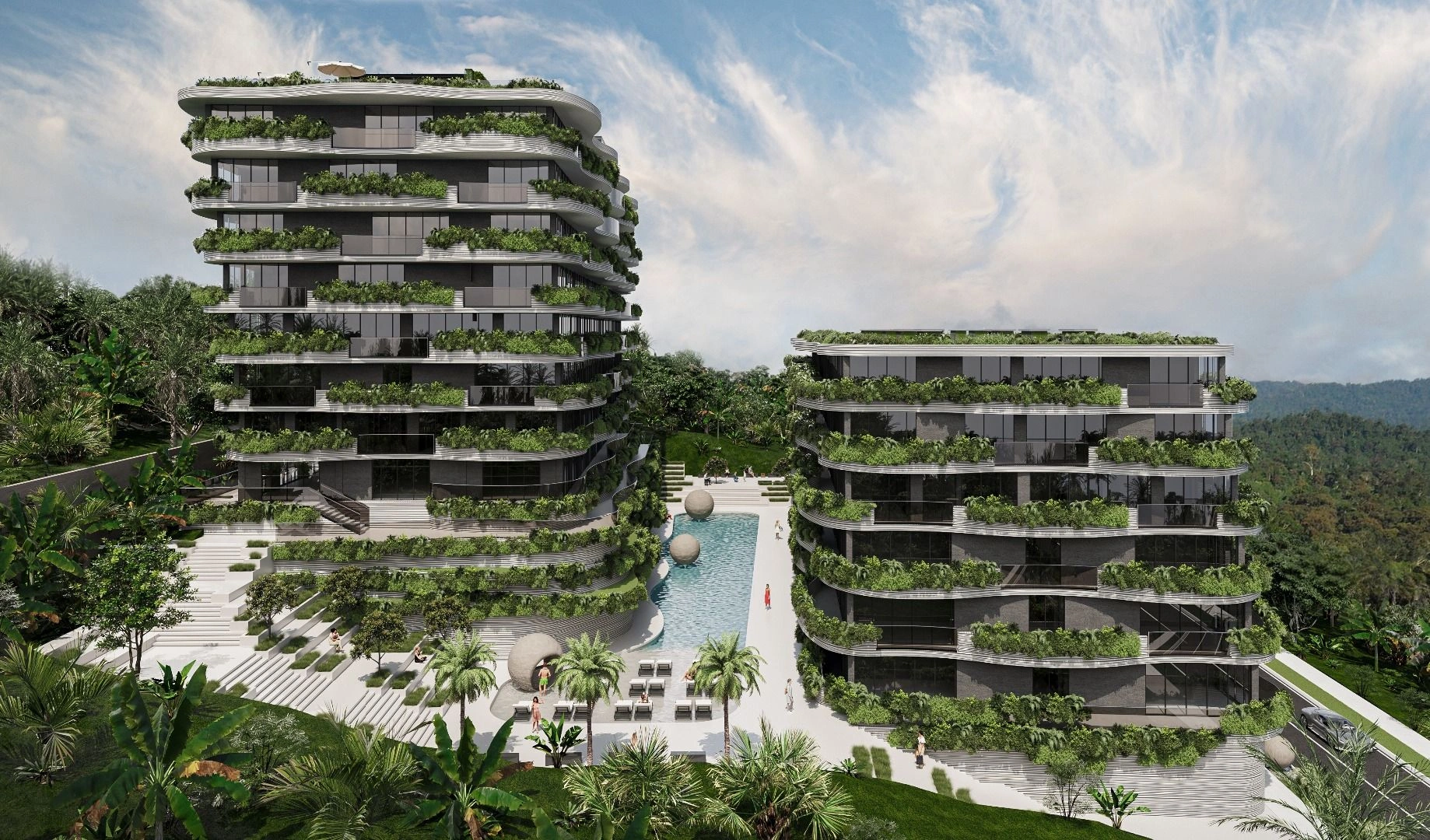 Premium residential complex, 700 meters from Nai Harn