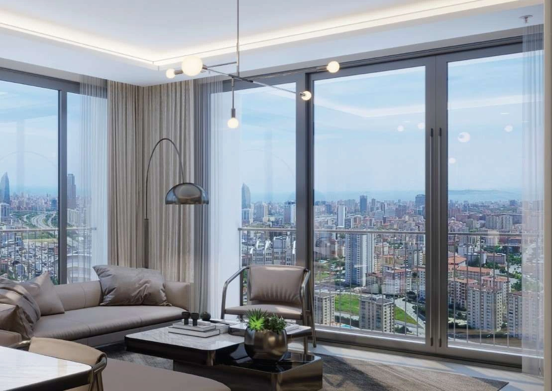 Elite residential complex in Atasehir area of Istanbul