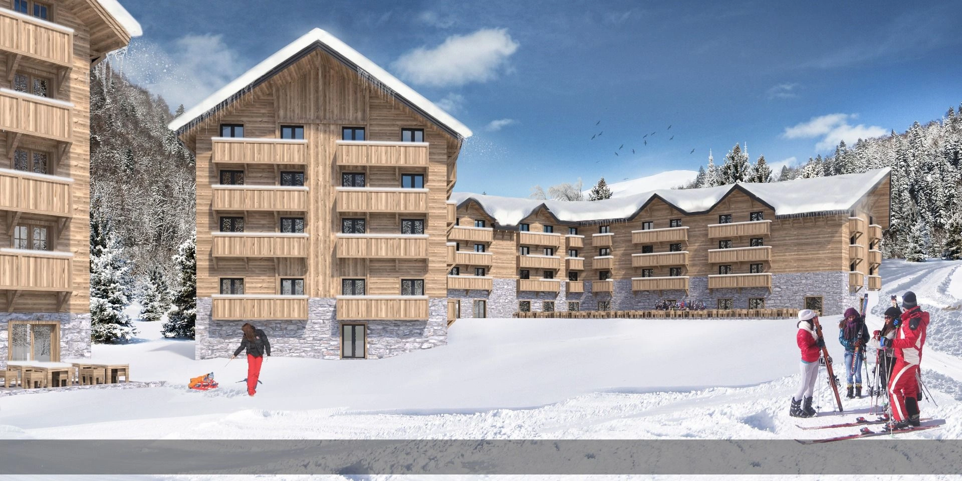 Luxury hotel complex in largest ski cluster of Montenegro
