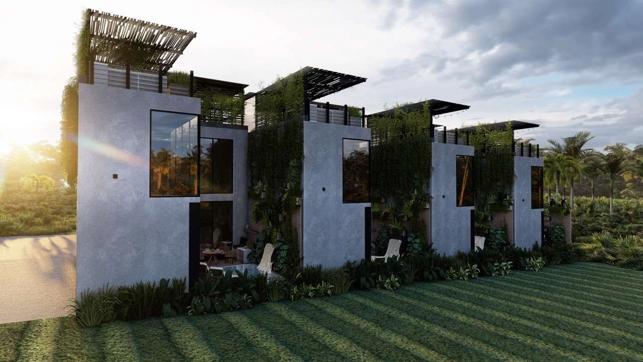 مشروع 4 تاونهاوس في منطقة كانغو، بالي