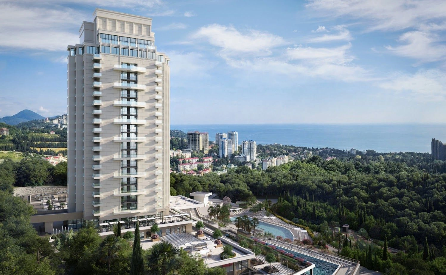 complejo residencial de 20 pisos en una excelente ubicación