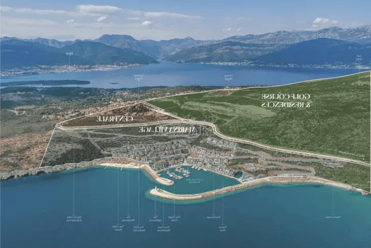 Apartment 94 m2 in the building IRIS Marina Village Lustica