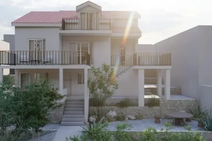 Premium 6+1 Villa in the First Line by the Sea in Dalmatia