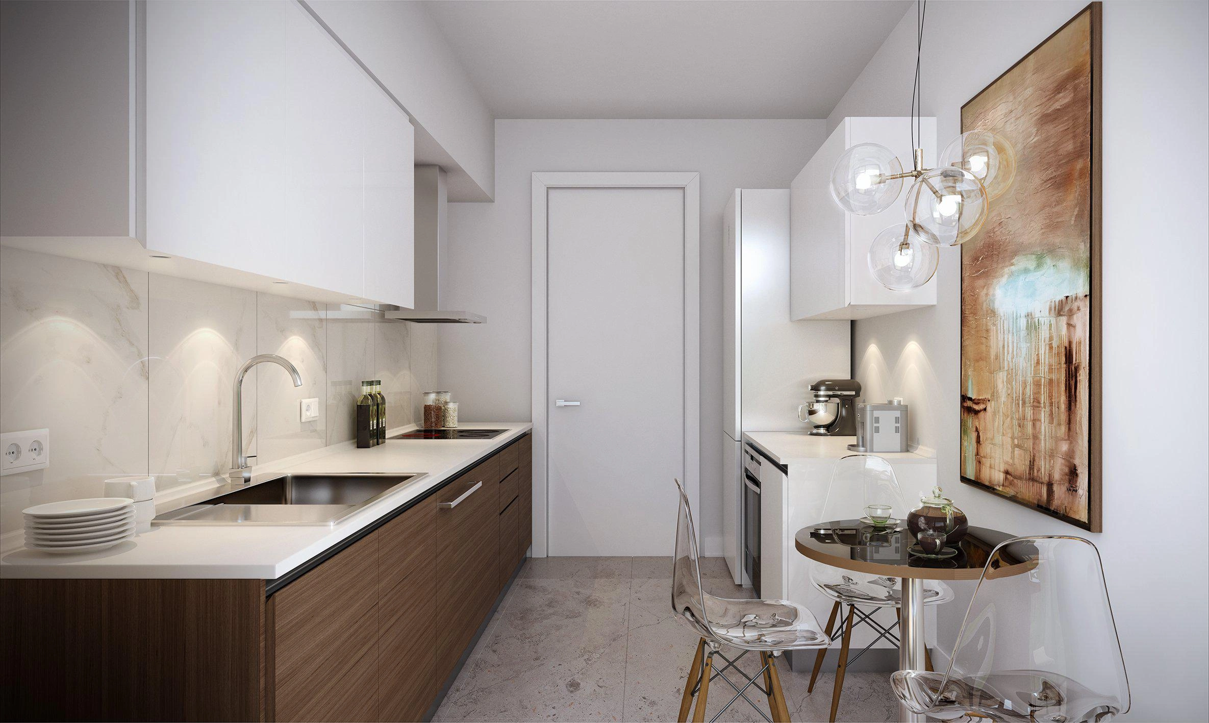 土耳其伊斯坦布尔住宅小区的公寓