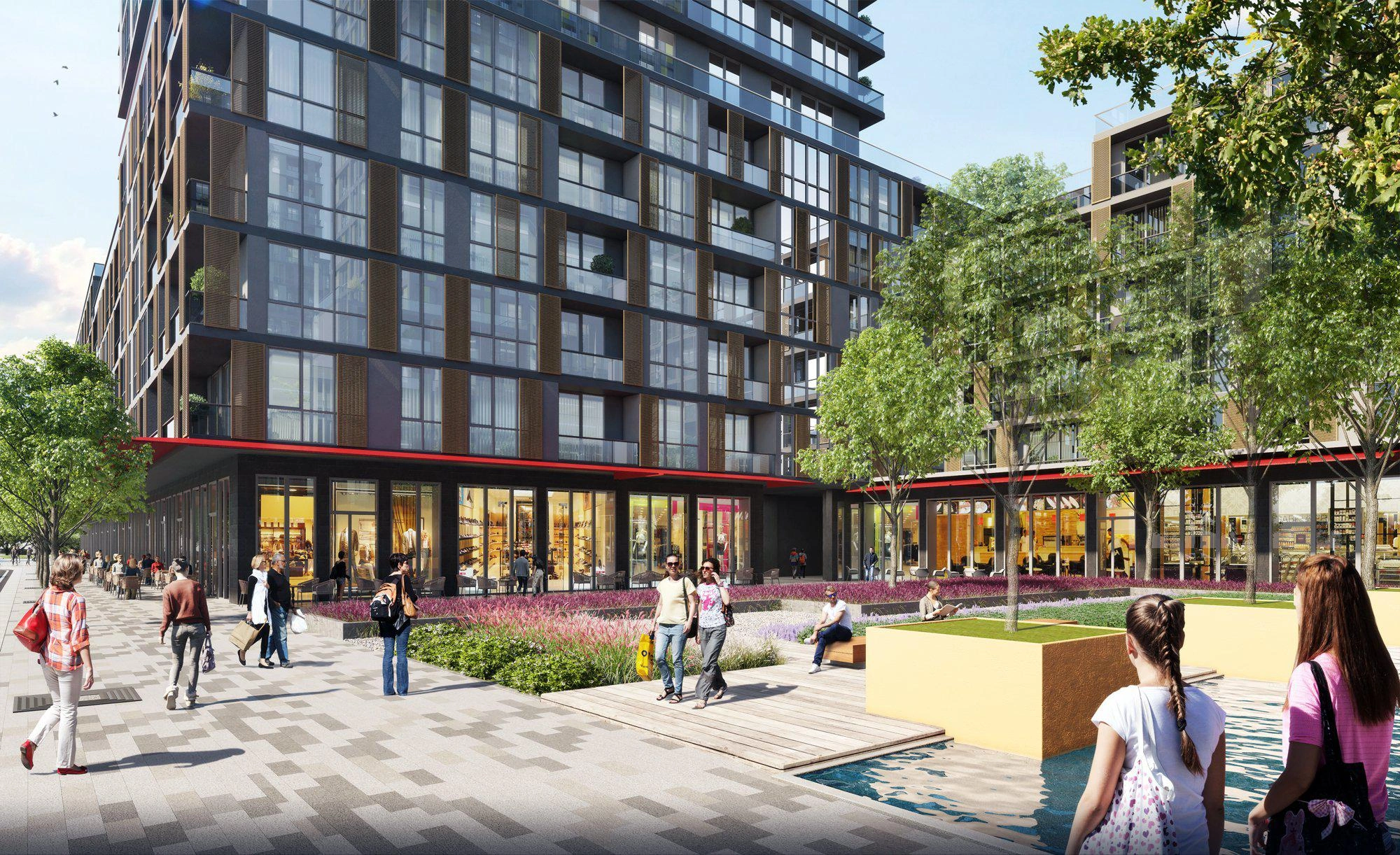 土耳其伊斯坦布尔住宅小区的公寓