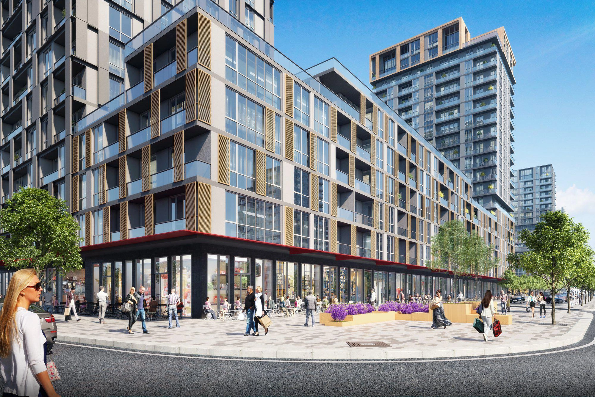 土耳其伊斯坦布尔住宅小区的公寓