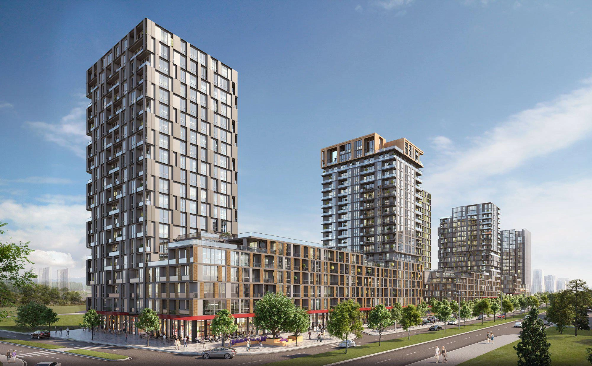 土耳其伊斯坦布尔住宅小区的公寓