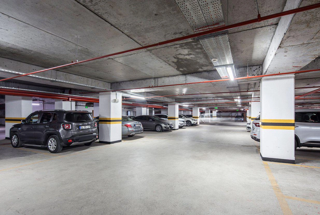 آپارتمانهایی در یک مجتمع مسکونی مدرن در استانبول، ترکیه