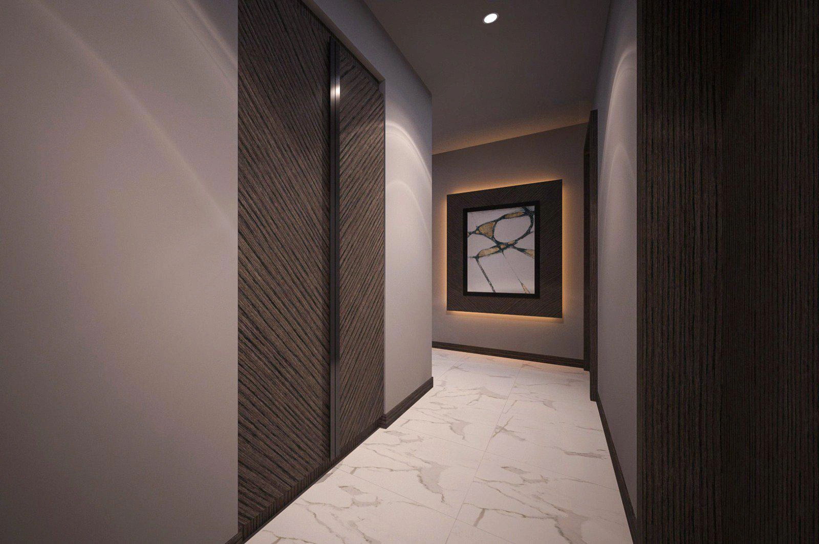 Apartments in a modern residential complex in Istanbul, Turkey