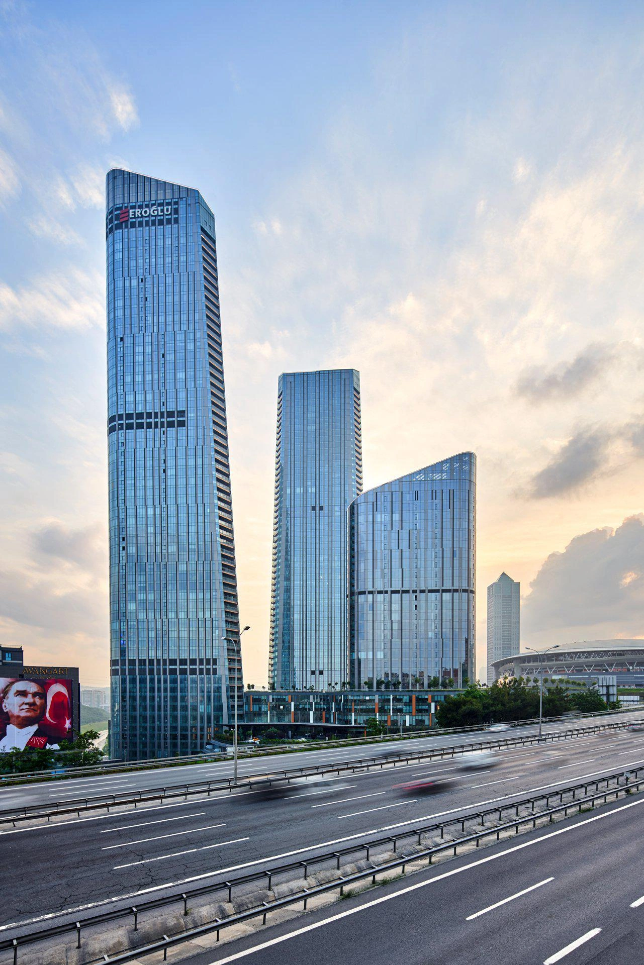 Apartments in a modern residential complex in Vadistanbul area, Istanbul, Turkiye