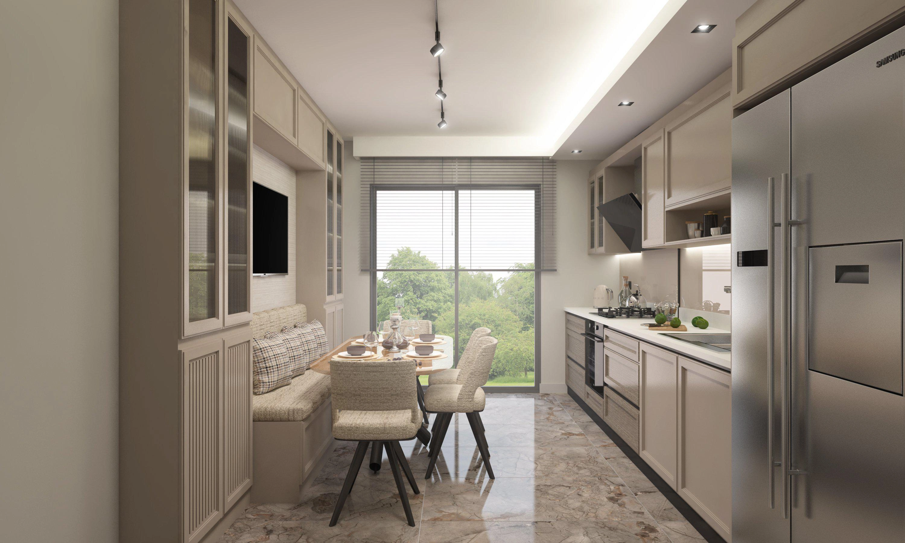 Apartments in a residential complex in Istanbul, Turkiye