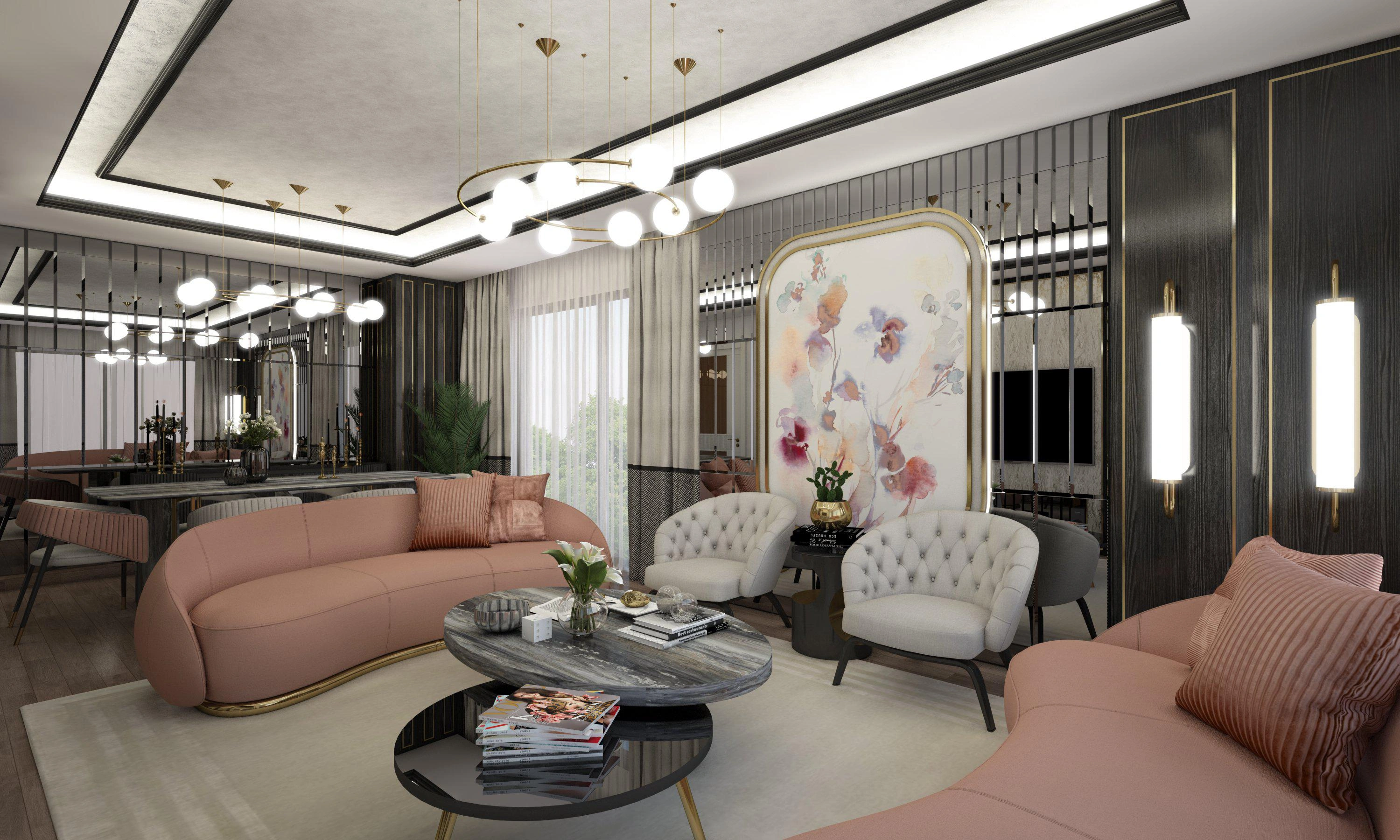 Apartments in a residential complex in Istanbul, Turkiye