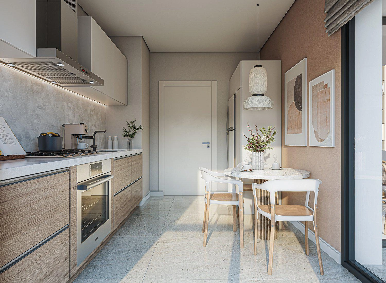 Apartments in a modern residential complex in Maltepe, Istanbul, Turkiye