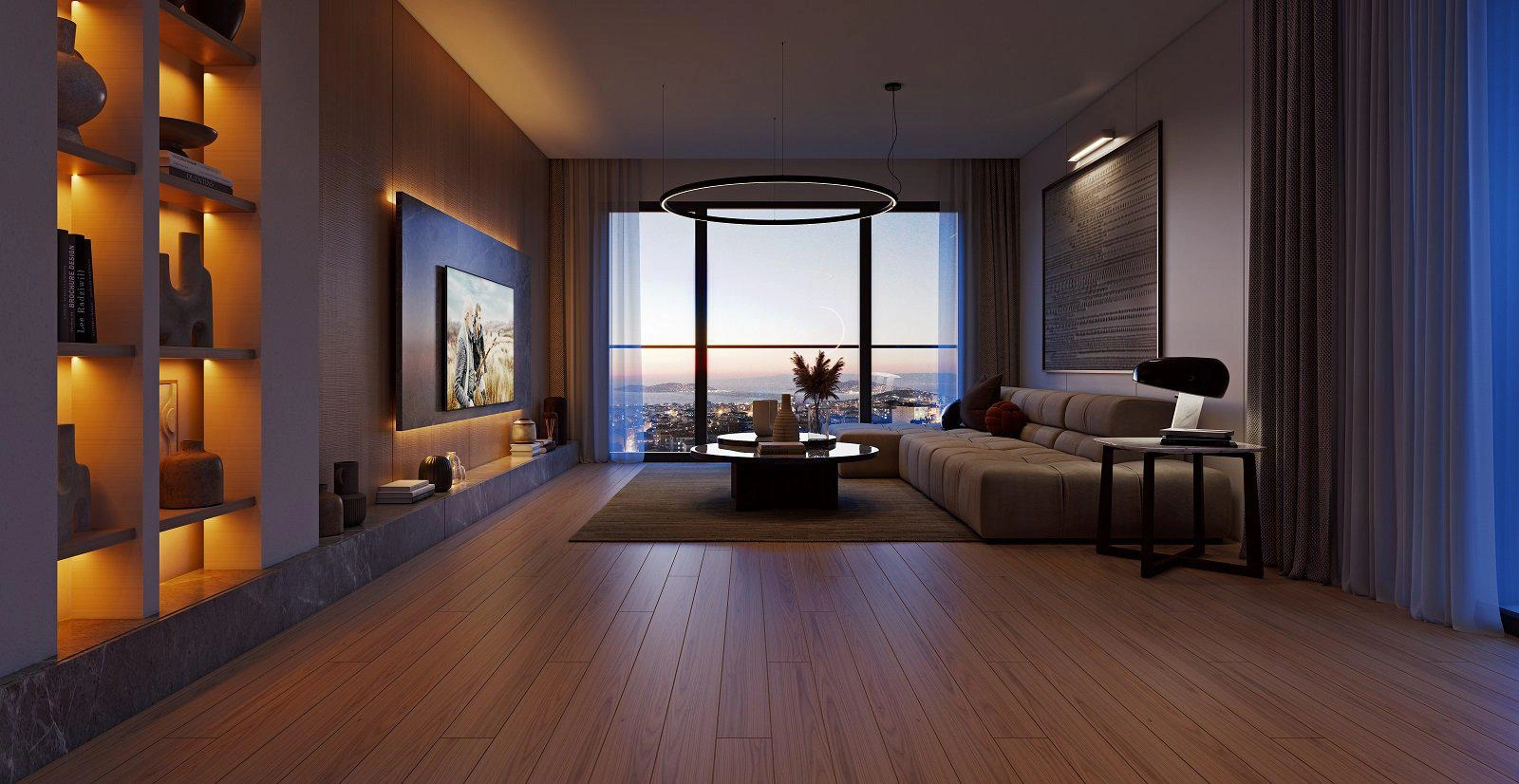 Apartments in a modern residential complex in Maltepe, Istanbul, Turkiye