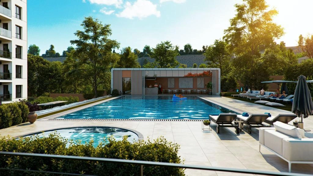 Apartments in a modern residential complex in Maltepe, Istanbul, Turkiye