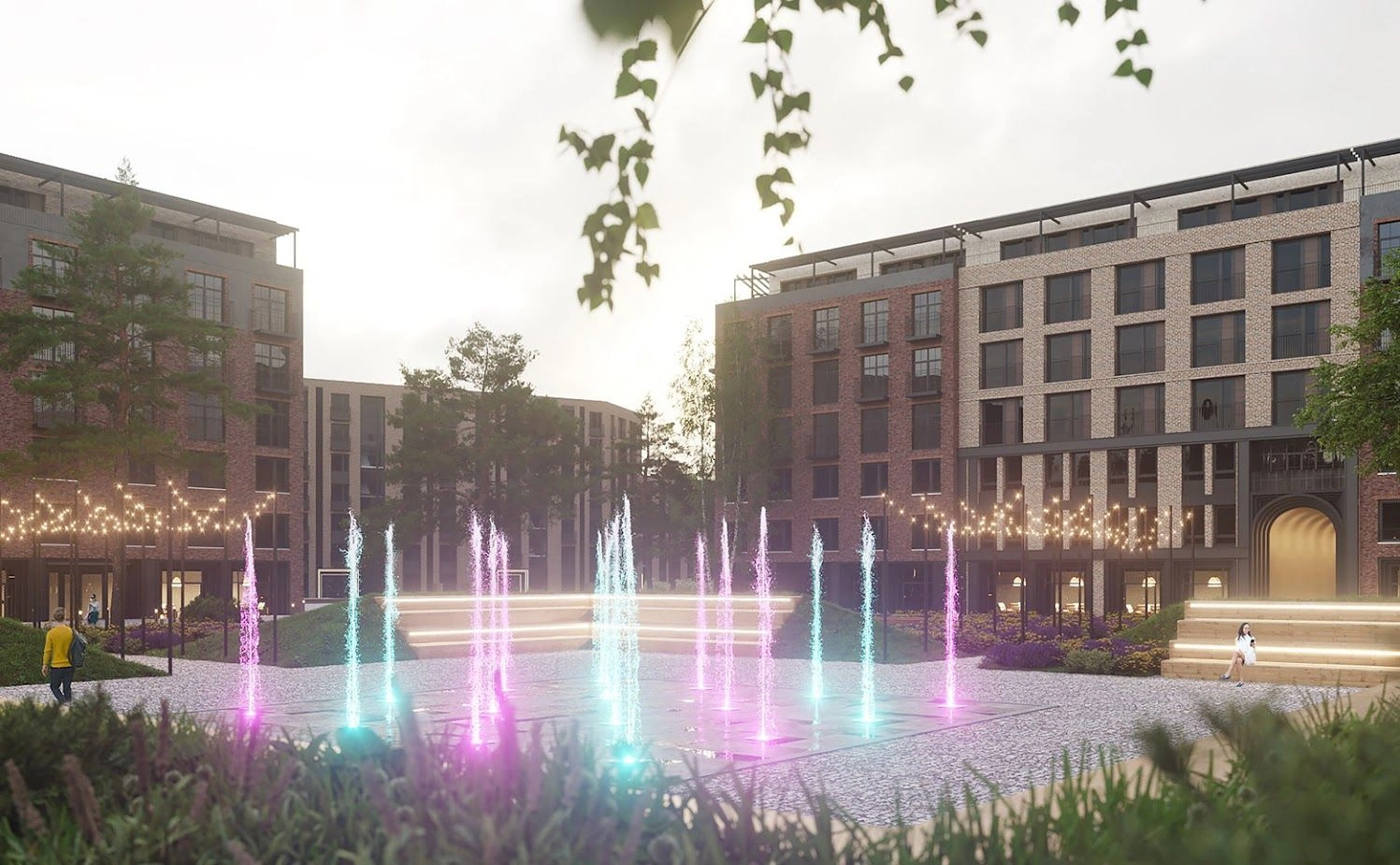 Complexo residencial de elite no distrito Kirovsky