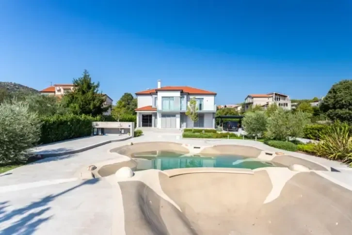 Villa with a view of nature in Bilica, Croatia