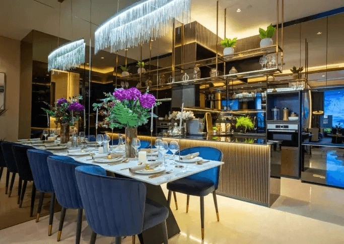 Cómodo apartamento 3+1 con vistas al estrecho de Malaca en Kuala Lumpur