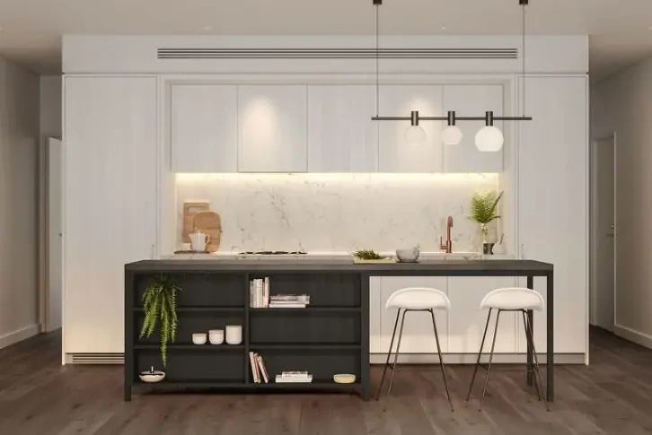 ゴールドコースト市の高級エリアにあるモダンな225 m2のアパート