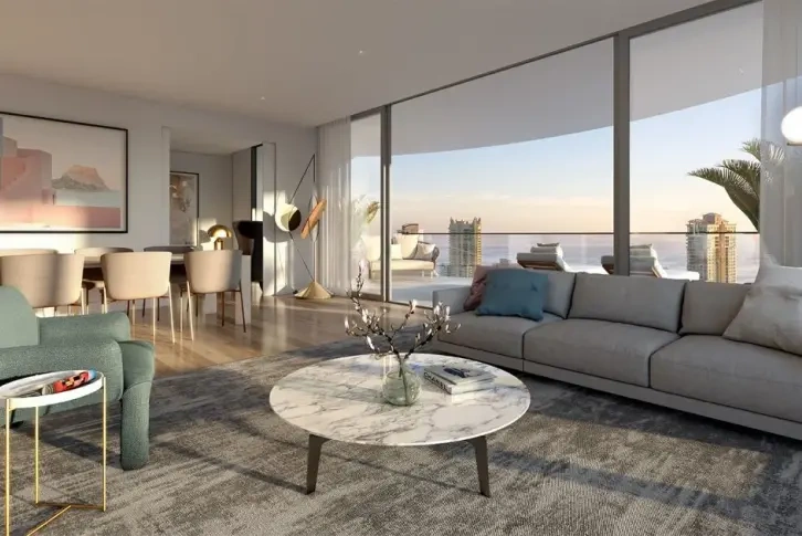 ゴールドコースト市の高級エリアにあるモダンな225 m2のアパート