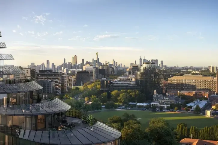 मेलबर्न में अल्बर्ट पार्क का नज़ारा देने वाला आरामदायक 120 m2 अपार्टमेंट