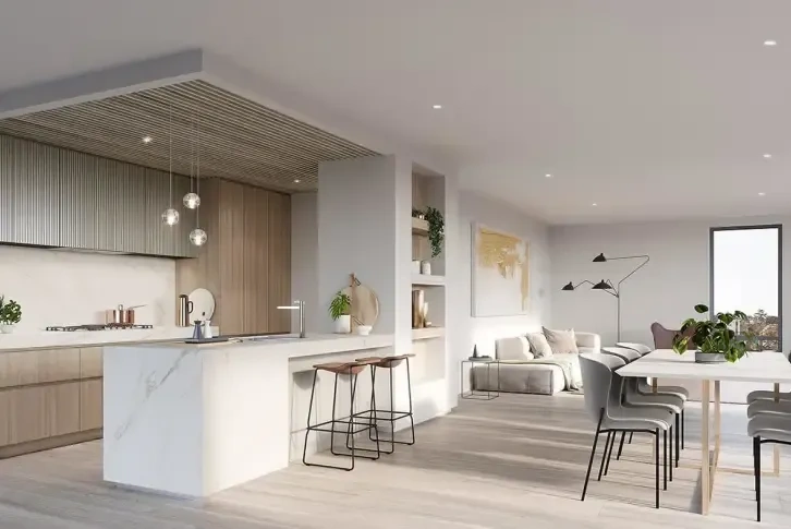 Modern 90 m2 apartment in Hawthorn East area of Melbourne