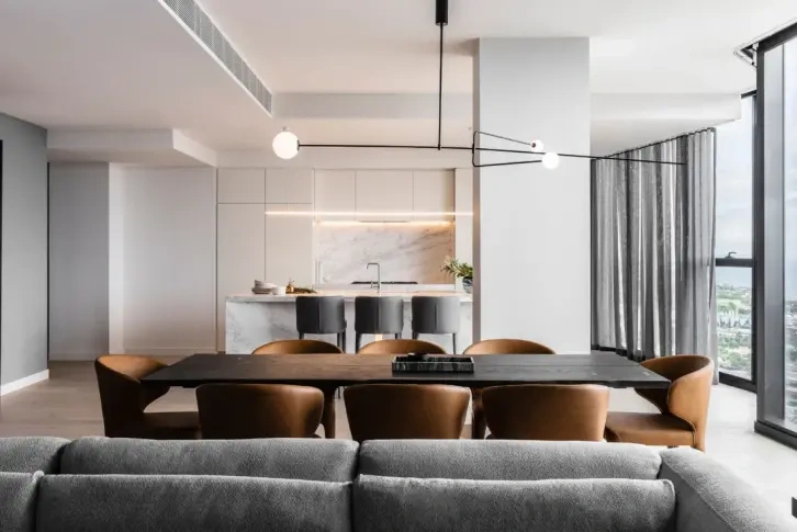 Spacious 200 m2 apartment in the South Bank area of Melbourne