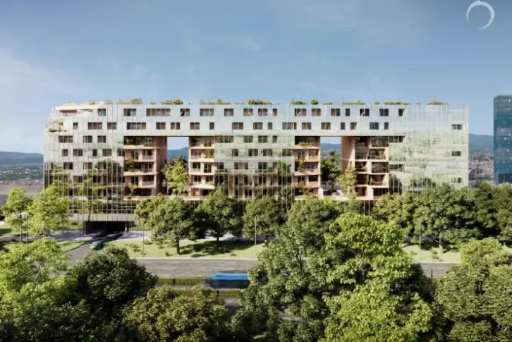 #OСr 20-109 Apartamento em um novo complexo em uma área prestigiada de Zagreb