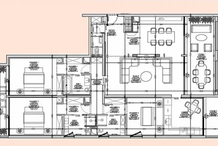 Furnished apartment of 196 m2 in Le Botticelli, Monaco