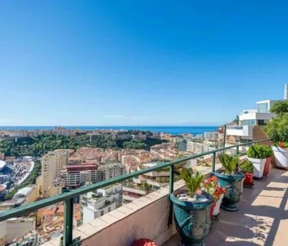 Duplex penthouse of 324 m2 in Palais du Soleil, Monaco