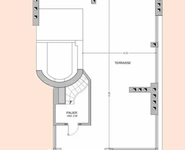 Moneghetti, Monaco में 3+1 पेंटहाउस