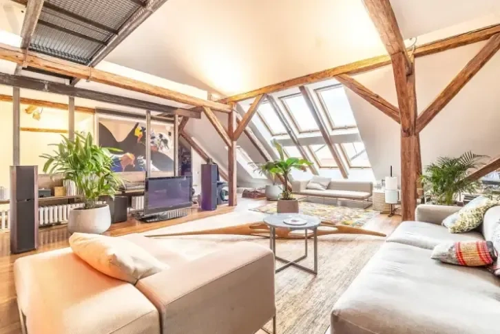 Unique 221m2 apartment in the historical district of Zagreb, Croatia